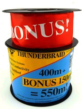 550m THUNDERBRAID Cord Wire Hot Tape Thunderbird Wire Electric Fence Farm 3.5mm