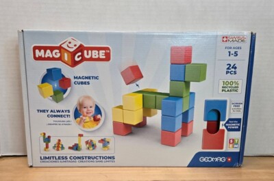 Geomag Magnetic Magicube Building Blocks 24 ct Construction Blocks STEM 