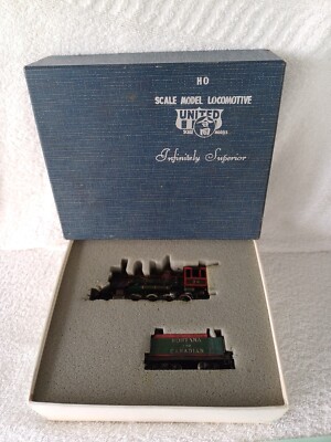 United Scale Models HO Messing Ma & Pa 2-8-0 #30 Montana & Canadian Dampflok