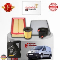 Inspektionskit Filter + ÖL Peugeot Expert Ii 1.6 Hdi 66KW 90CV Von 2011->
