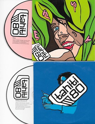 2 x TAHITI 80 - solitary bizness + easy - promo cd s