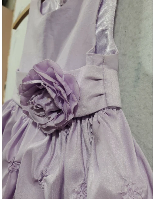 Princesa Americana Niñas 5 Vestidos para Púrpura Lavanda Ajuste y Acampanado Sin Mangas Foto 3 de 4