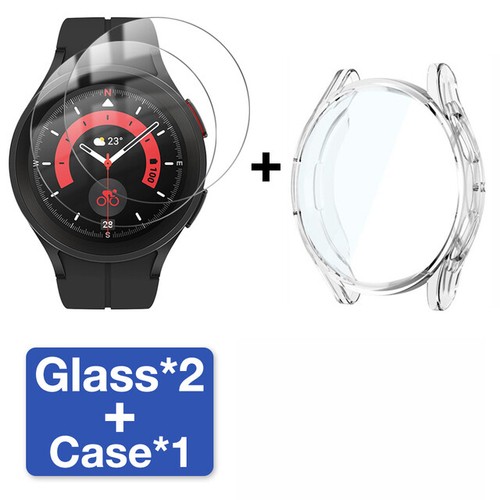 Bling Case & Screen Protector For Samsung Galaxy Watch 5 5 Pro 40/44/45mm Cover - Zdjęcie 11 z 20