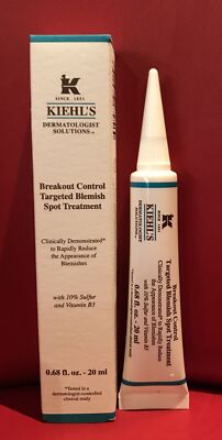 Kiehl's Breakout Control Targeted Acne Treatment 20 ml 0.68 oz New In Box