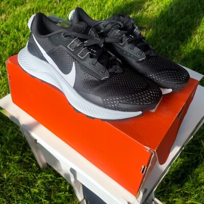 Nike Pegasus Trail 3 Black Pure Platinum DA8697-001 Trail Shoes Mens Size 8