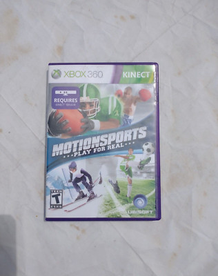MotionSports: Play For Real Xbox 360 Video Game Tested w/Manual