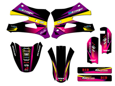 10-20 SR / FWE CX 50 SURGE Purple Senge Graphics Kit Compatible with Cobra