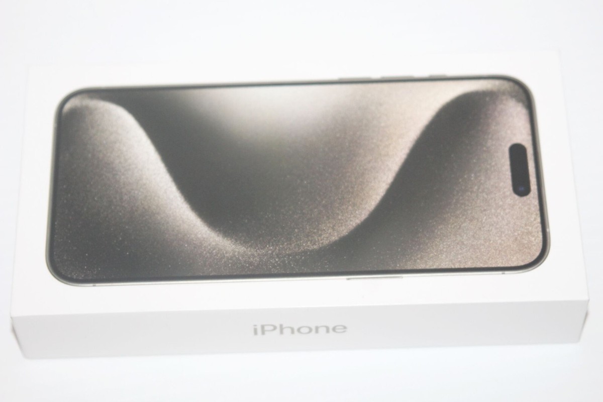 iPhone 15 Pro Max EMPTY BOX ONLY (Black, 256GB) **NO accessories