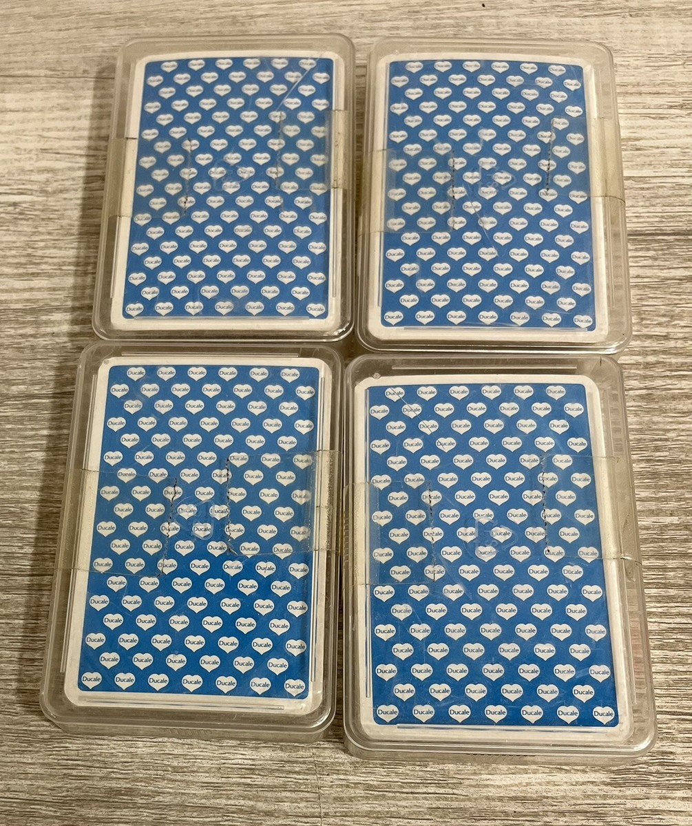 RARE LOT OF 4 - DISNEY JEU D'ATOUT DUCALE FRENCH 33 CARD GAME