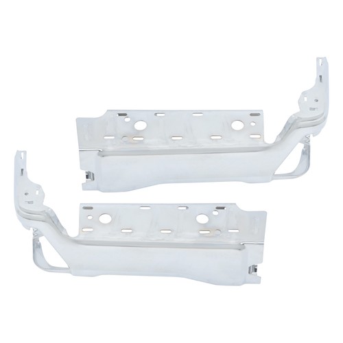 For 2023 2024 2025 F-250 F-350 F-450 Chrome Steel Rear Back Bumper End Cap LH+RH - Picture 4 of 15