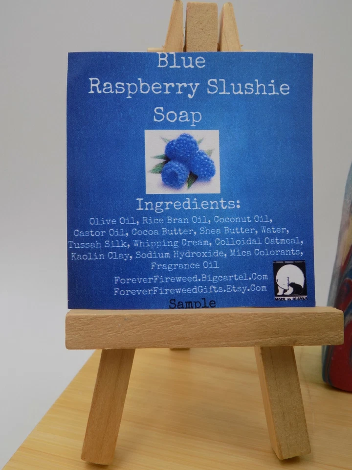 Blue Raspberry Slushie / Artisan Soap - Image 4 of 4