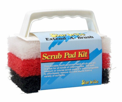 Star brite SCHRUBBERPAD SET - HANDGRIFF MIT 3 PADS 40023
