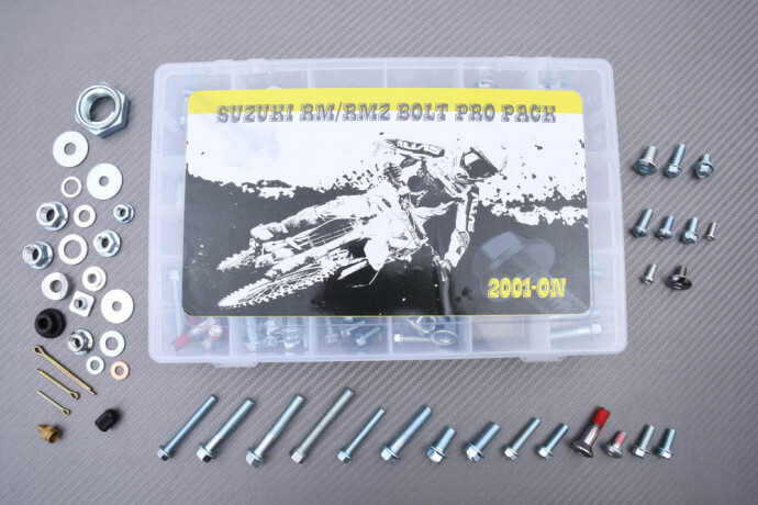 Kit vis pour Suzuki RM 125 2005-2006 de 206 pièces en acier robuste pour carénage