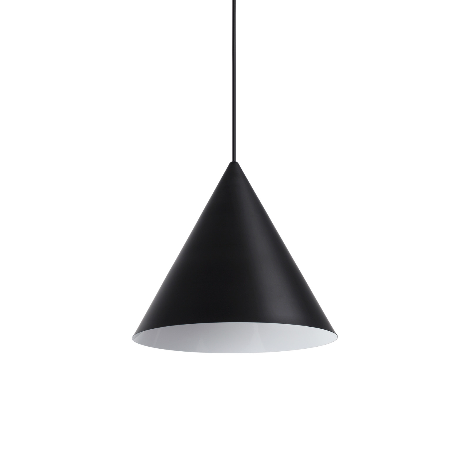 Sospensione Design Cono A-LINE SP1 D30 Nero Opaco Ø30 Ideal Lux