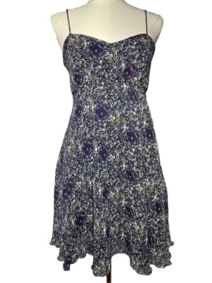 Anthropologie Pins Needles BabyDoll Dress Womens Size 2 WhimsiGoth Fairycore