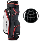 11'' Golf Cart Bag w/8 Zippered Pockets & 14 Way Top Dividers Rain Hood