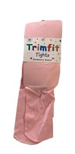 New Pink Tights Shimmer Dance Pink Girls Size 7 10 Trim Fit