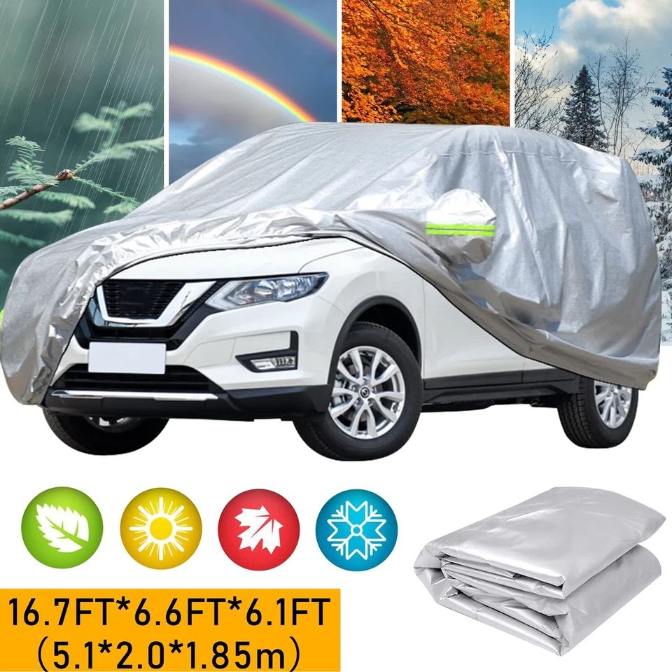 Ford Bronco Car Cover - Waterproof Outdoor Protector for Sun/Rain/Snow/Dust USA Foto 3 de 4