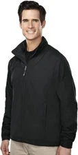 Men's Lightweight Tri Mountain 6015 Windproof Jacket with Concealed Hood Coat