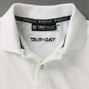 Tag Heuer White Embroidered Logo Short Sleeve Polo Shirt Women Size XL |  eBay