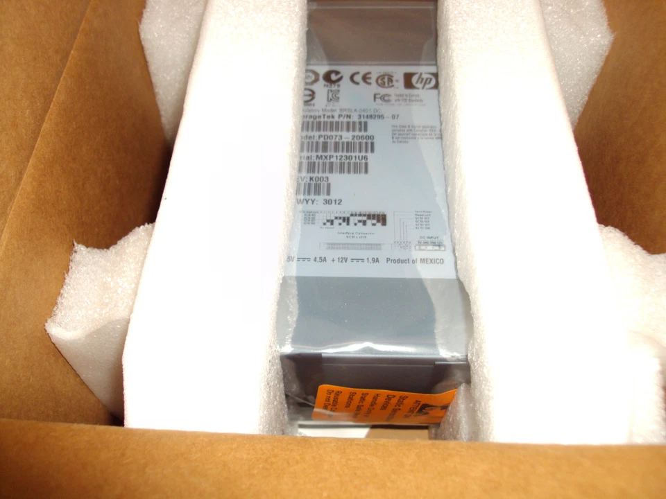 HP/ORACLE HP PD073-20600 Storagetek 3148295-01 400/800GB ULTRIUM LTO-3 NEW - Image 4 of 4
