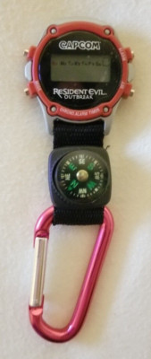 Resident Evil Outbreak PS2 Promotional Promo Stop Watch and Compass Capcom Rare