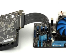 Gaming Pcie 3.0 16X High Speed Flexible Extender Riser Cable GPU Extension PCI E