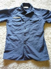 BOY SCOUTS OF AMERICA UNIFORM SHIRT--YOUTH LG-BLUE-SHORT SLEEVE-COTTON/POLYESTER