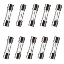 5X20 Mm 10 a 10 Amp 125 V 125 Volt 0.2X0.78 Inch F10AL125V Fast-Blow Glass Fuses
