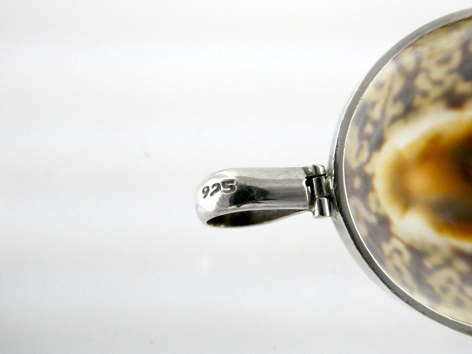 Sterling Silver Limpet Shell Statement Pendant 92… - image 8