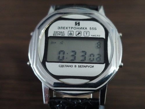 Uhr Elektronika-55B Chronograph Signal Elektronische Uhr selten Vintage - Bild 4 von 24