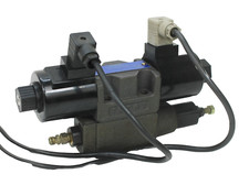 Yuken DSG-03-3C4-D24-N-50 Directional Valve W/Reducing Modular Valve MRP-03-H-30