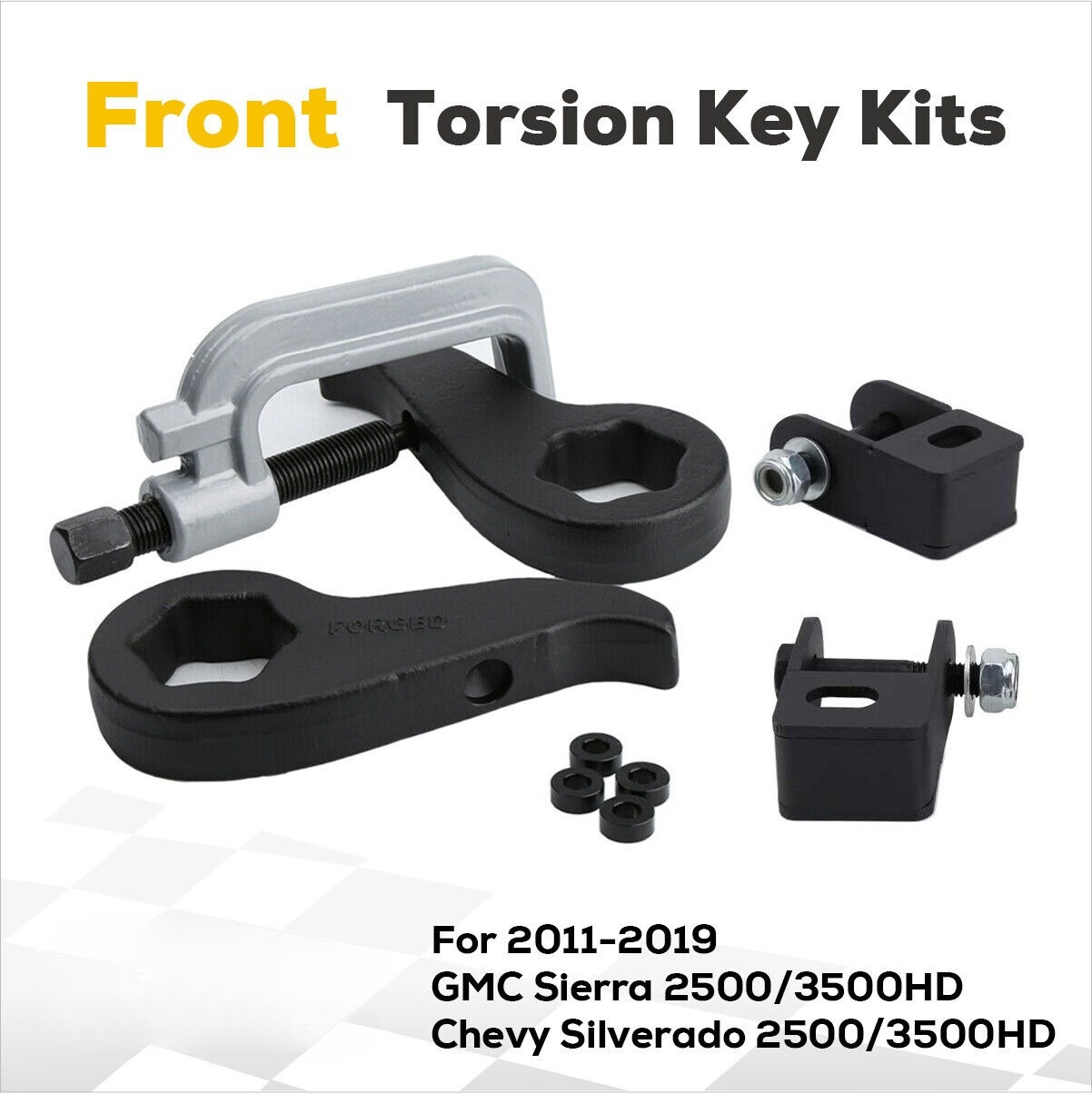 3" Front Lift Kit For 2011-2019 GMC Sierra Chevy Silverado 2