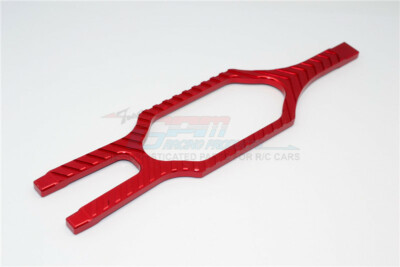 For Traxxas Slash -ALUMINIUM BATTERY HOLDER - 1PC (FOR SLASH 4X4 LOW-CG)-RED