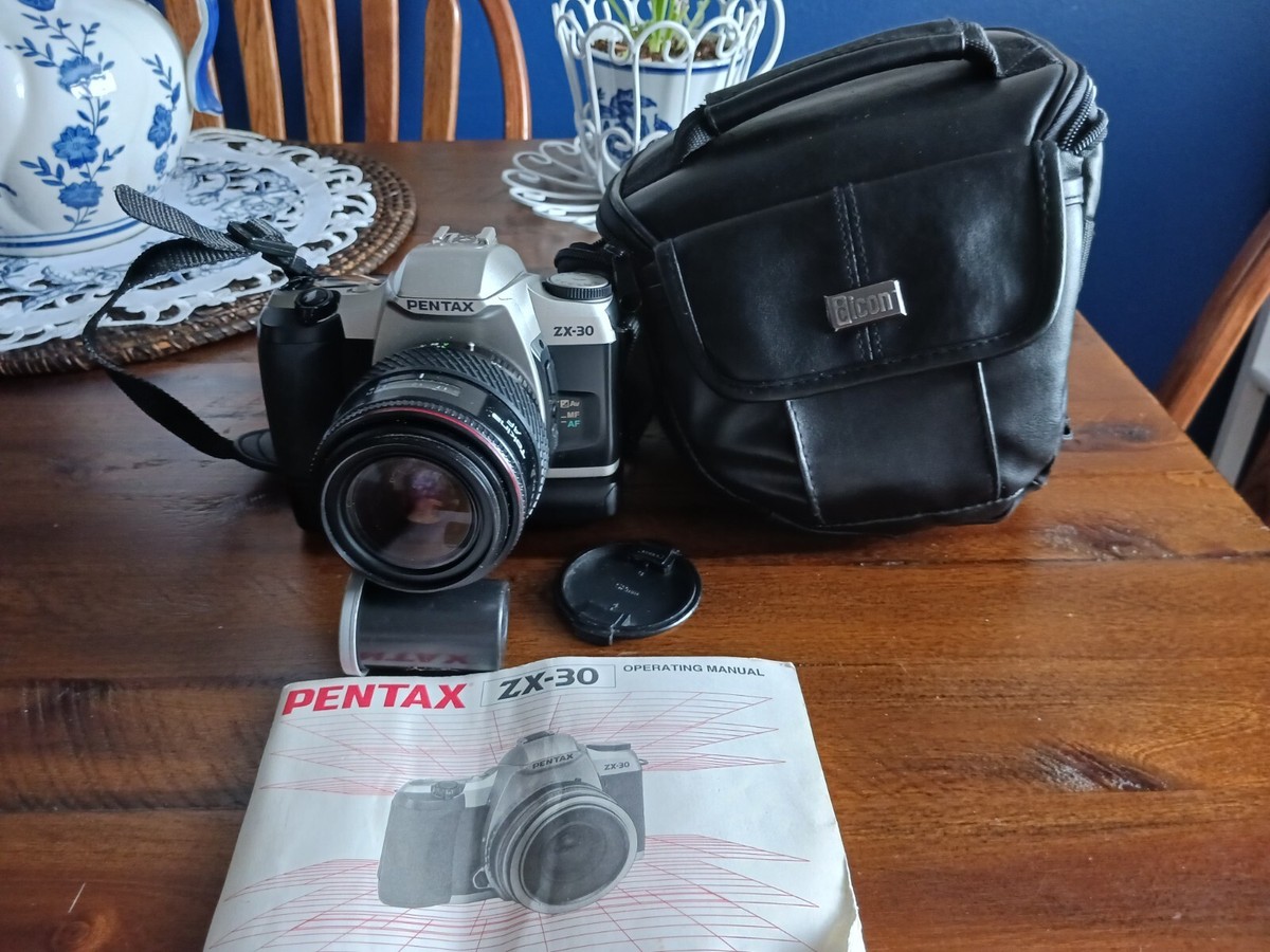 Pentax ZX-30 film camera with Tokina 28-70mm f3.5-4.5 macro