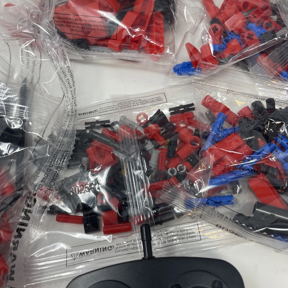 2 en 1 STEM Control Remoto Coche de Carreras Bloques de Construcción 351 Piezas Kit de Construcción Nº 8205 Foto 3 de 4