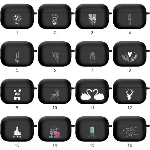 Custodia in silicone per Airpods Pro 2a generazione, copertura protettiva morbida antiurto - Foto 2 di 38