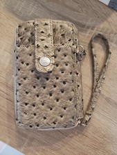 Textured Cell Phone And Wallet Wristlet