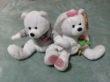 TY Beanie Baby WE DO 2004 The Wedding Bears Couple Married I Do Marriage W Tag