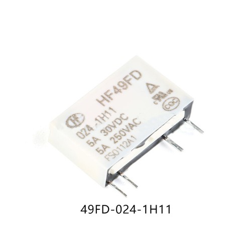 HF49FD-005 012 024-1H11 Mini Power Relays 5V 12V 24V Normally Open Relay 5A 4Pin - Picture 4 of 6