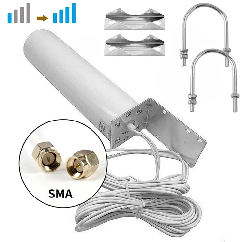 LTE Antenne 3G/4G Signalverstärker-Antenne 10-12dBi mit Dual-SMA-Stecker Außen