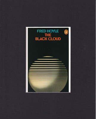 8X10'' Matted Print Art Sci-Fi Book Picture Cover: The Black Cloud, Fred Hoyle