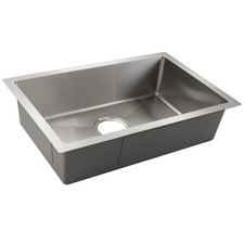 RecPro RV Single Bowl Kitchen Sink  23" x 15"  Stainless Steel