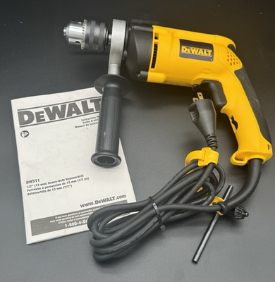 #ad DEWALT DW511R 120V 7.8 Amp VSR 1 2 in. Corded Hammer Drill Refurbished $59.99