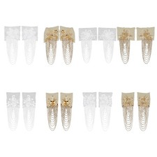 1Pair Sequin Bead Tassel Shoulder Clothing Floral Design Retro Dress Decorative