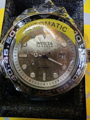 Rare Invicta METEORITE Reserve Pro Diver 46mm Men's NH35A Automatic SS Watch