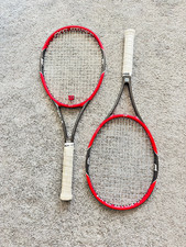 Bundle of two Wilson Pro Staff 97 v10 tennis rackets grip size 4 /14 - the OG
