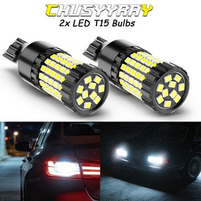 2* T15 921 Strobe Super Bright White LED Bulb Back up Reverse Light For Infiniti