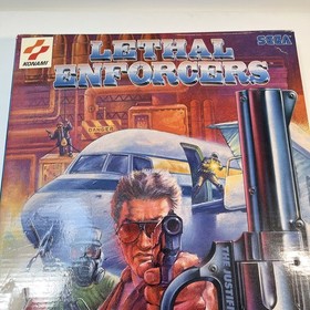 Lethal Enforcers (Sega CD, 1993) Big Box Complete CIB