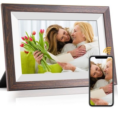 Frameo 10.1 Inch WiFi Digital Picture Frame with Frameo App, IPS Touch Screen...